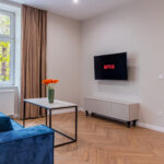 Salon w apartamencie przy Wawelu w Krakowie